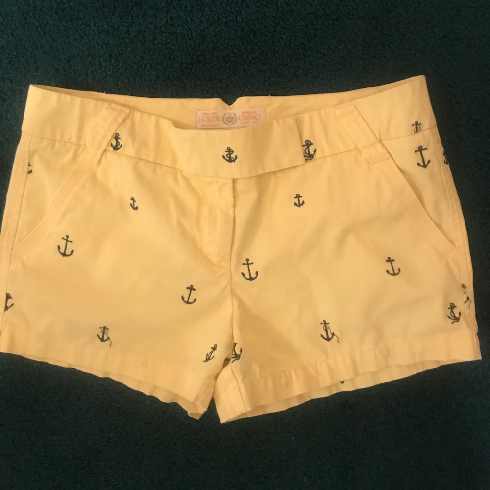J Crew Yellow Shorts - size 8